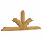 Ekena Millwork Richland Rough Sawn Timber Gable Bracket, Western Red Cedar, 96"W x 32"H x 4"D x 6"F, 8/12 Pitch GBW096X32X0406RIC00RWR - alternate 2